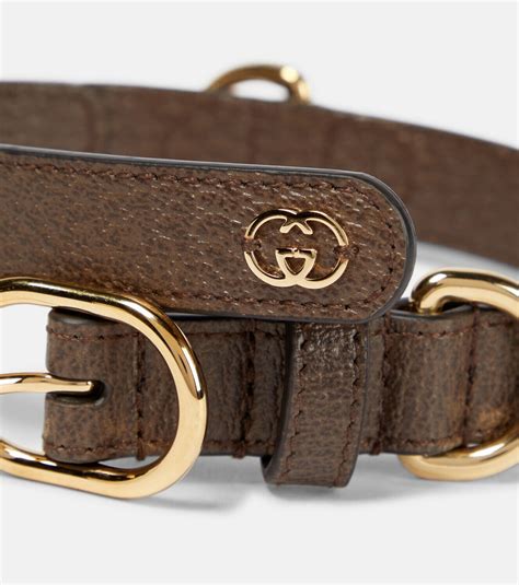 designer dog collar gucci|authentic gucci dog collar.